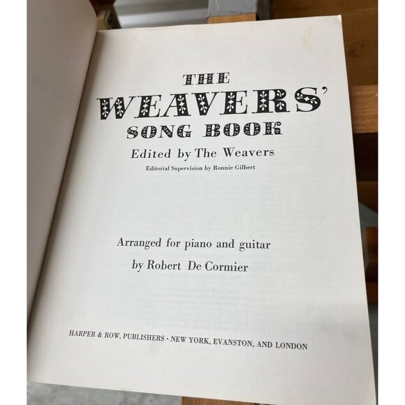 Vintage The Weavers Songbook by Robert De Cormier - Vintage Sheet Music Book - Picture 4 of 8